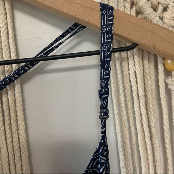 PATAGONIA Women’s Lost Wildflower Dress Sunburst Crux Navy Pockets Size Large - Picture 9 of 12